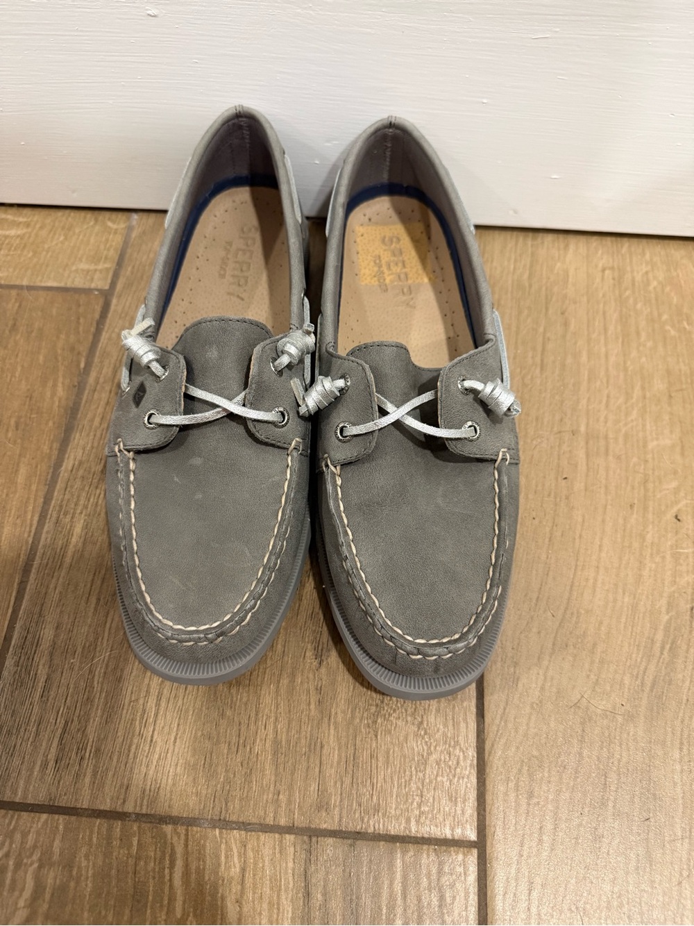 Sperry Women's Gray Suede Boat Shoes